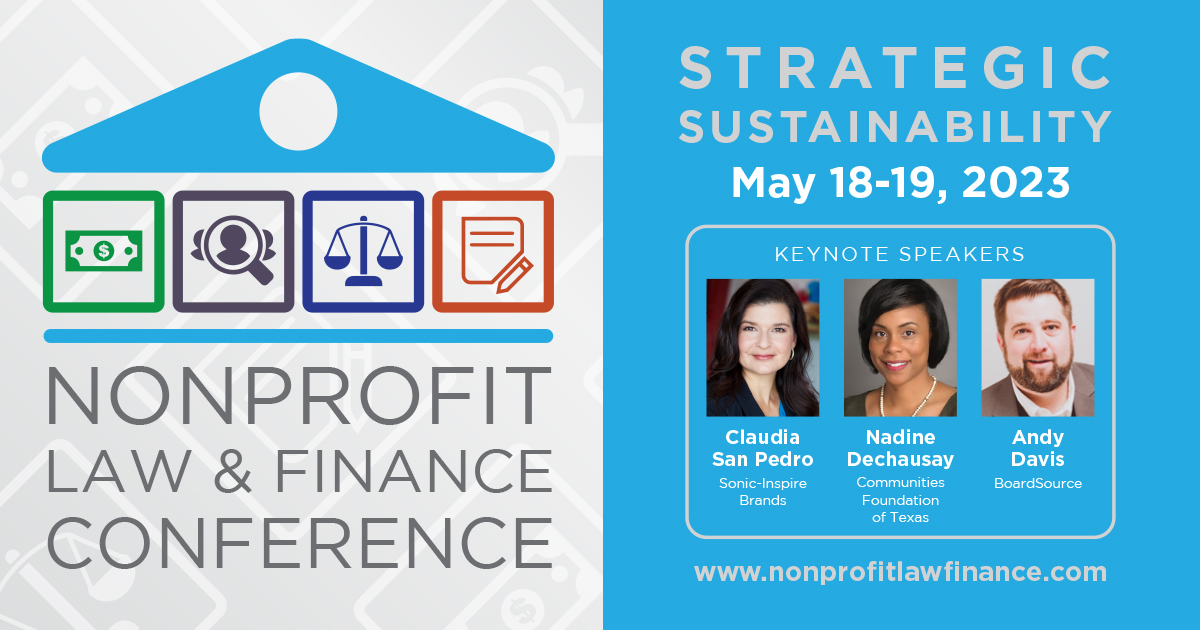 Nonprofit Law & Finance Conference Philanthropy Southwest